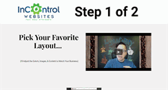 Desktop Screenshot of incontrolsites.com